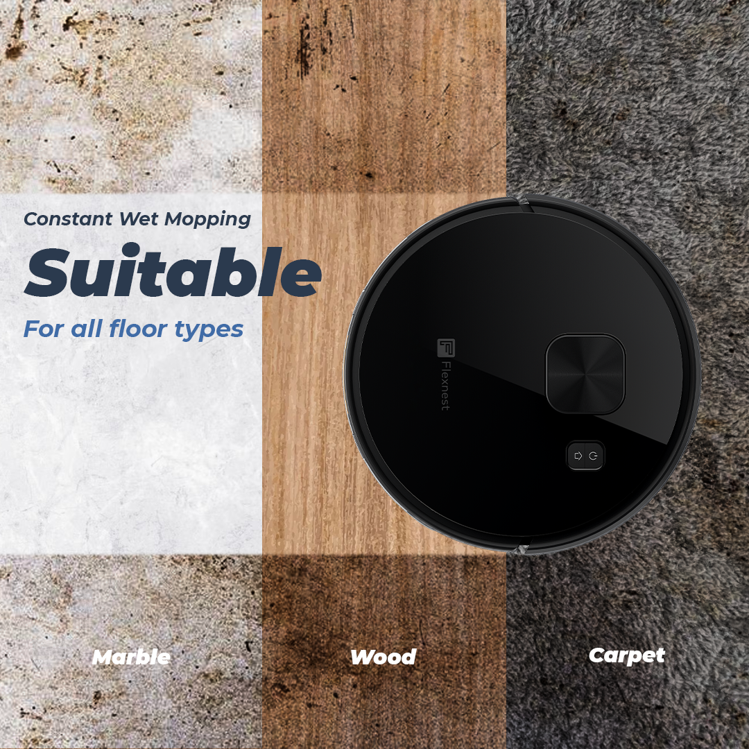 Flexnest 3-in-1 Laser Robot Vacuum Cleaner - Flexnest